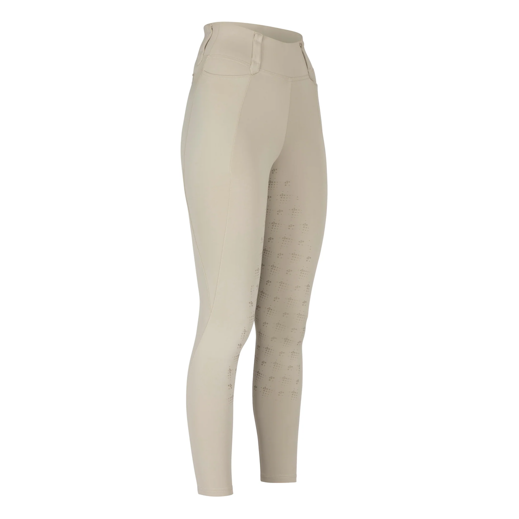 Aubrion Ladies Optima MX Riding Tights - Beige