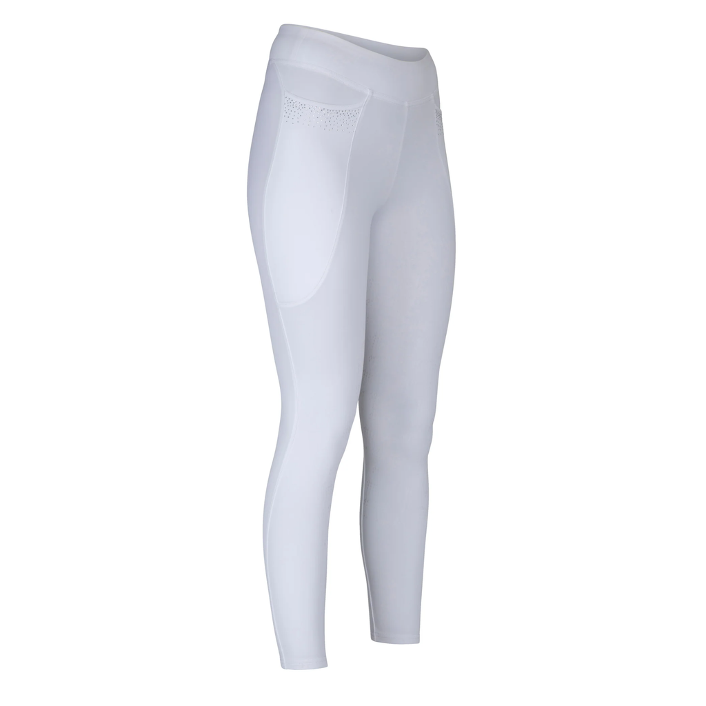 Aubrion Ladies Optima GX Riding Tights - White
