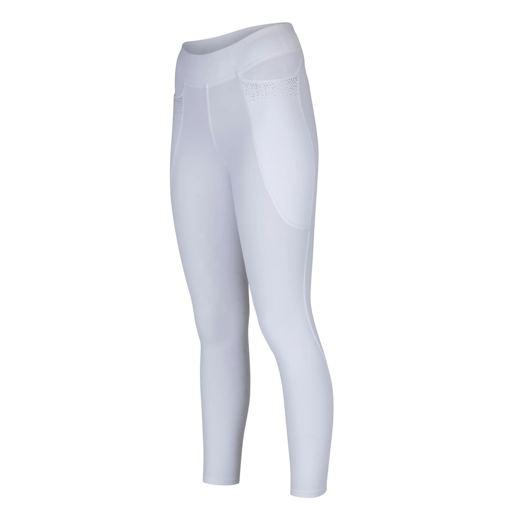 Aubrion Ladies Optima GX Riding Tights - White
