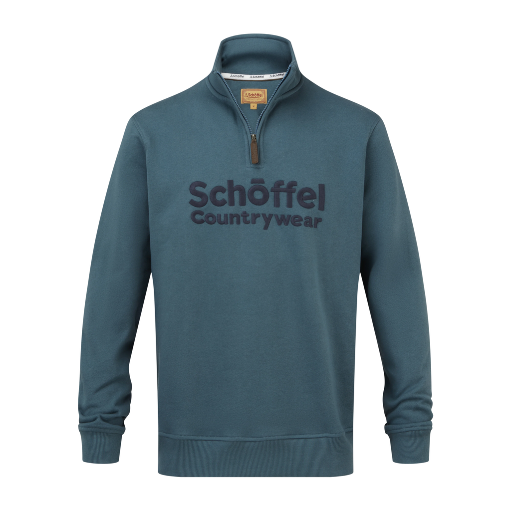 Schoffel Mens Bude Sweatshirt - Deep Ocean Blue