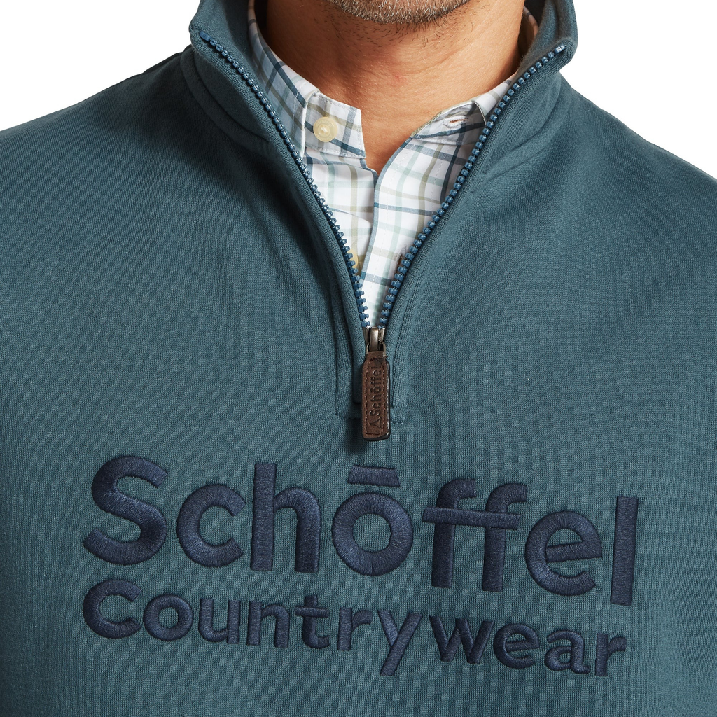Schoffel Mens Bude Sweatshirt - Deep Ocean Blue