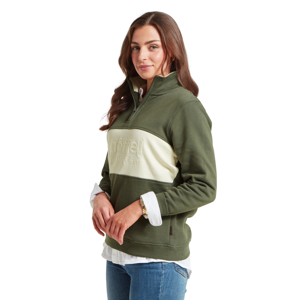 Schoffel Ladies St Agnes Sweatshirt - Beetle Green