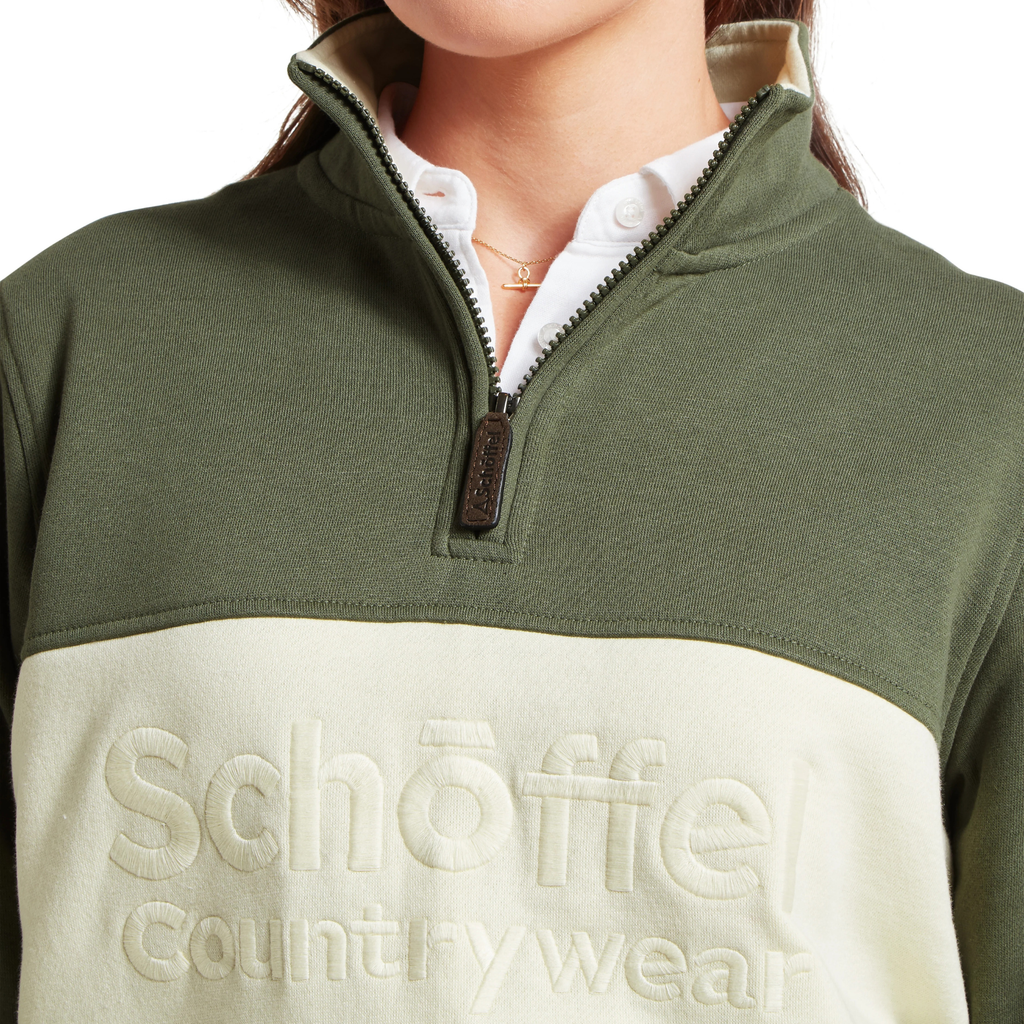 Schoffel Ladies St Agnes Sweatshirt - Beetle Green
