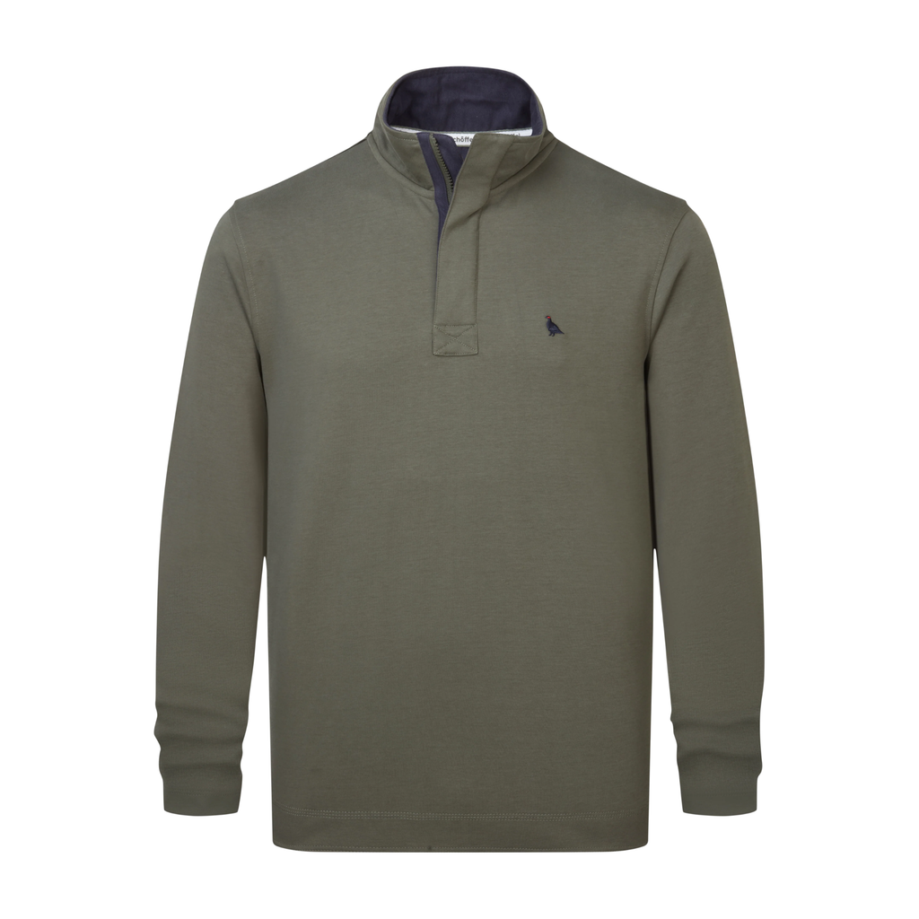 Schoffel Mens Branscombe Cove Sweatshirt - Beetle Green