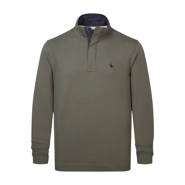 Schoffel Mens Branscombe Cove Sweatshirt - Beetle Green