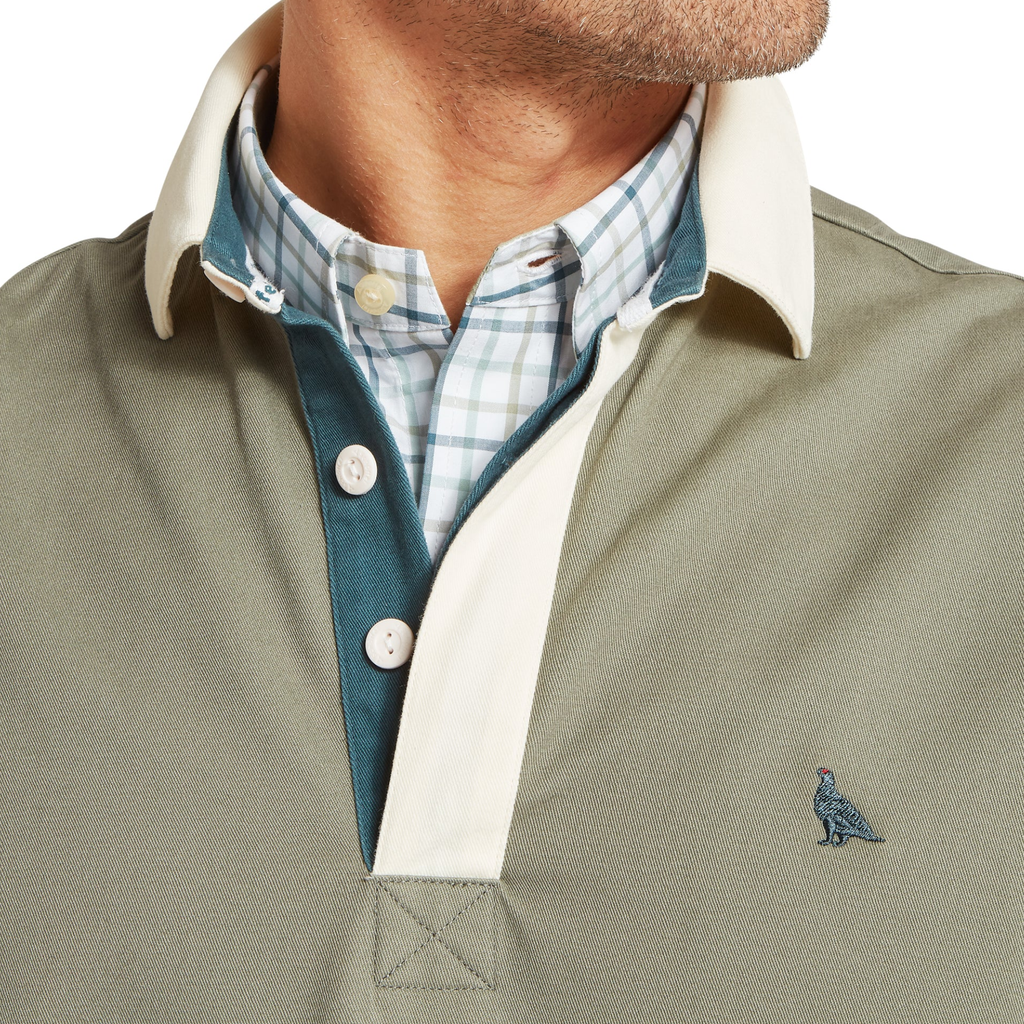Schoffel Mens Truro Deck Shirt - Agave Green