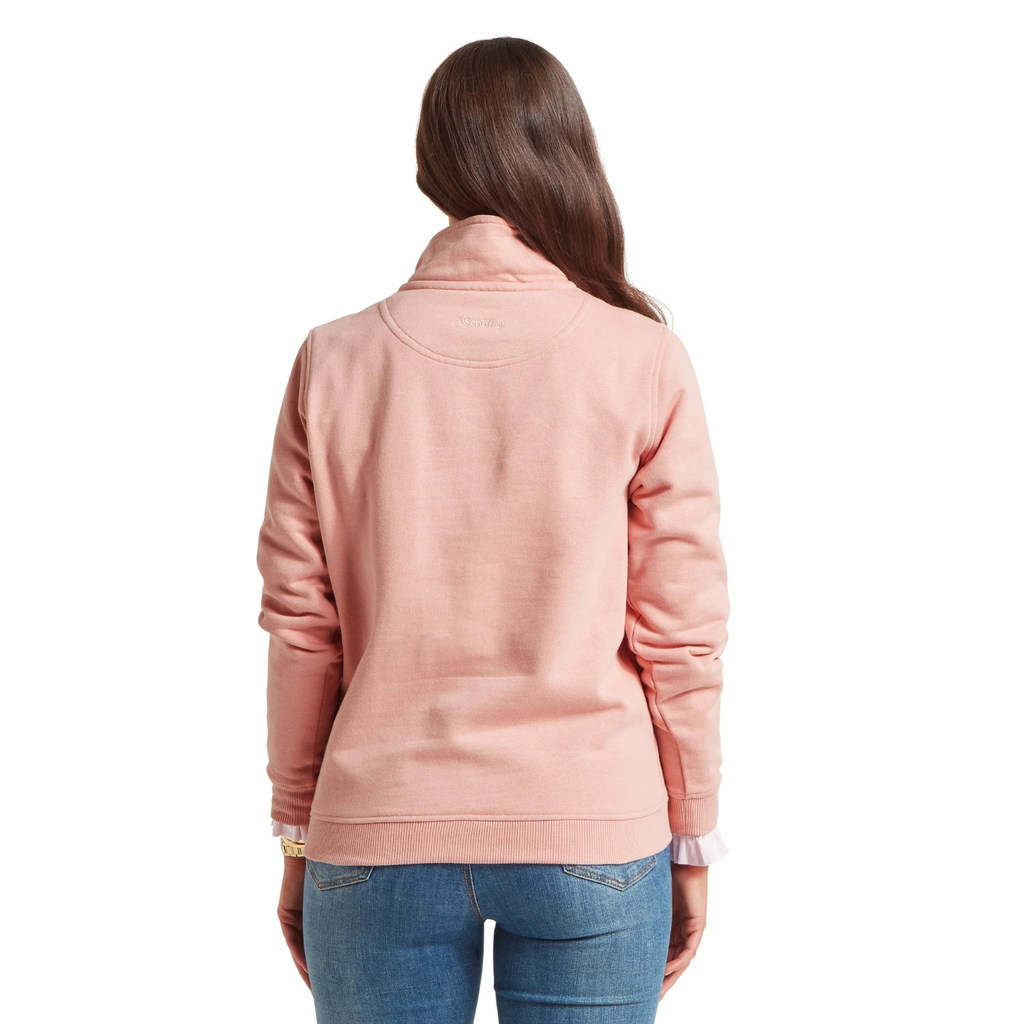 Schoffel Ladies Sennen Cove Sweatshirt - Pale Rose
