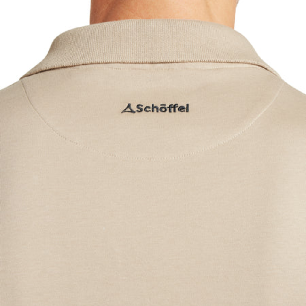 Schoffel Mens St Ives Jersey Polo Shirt - Cobblestone