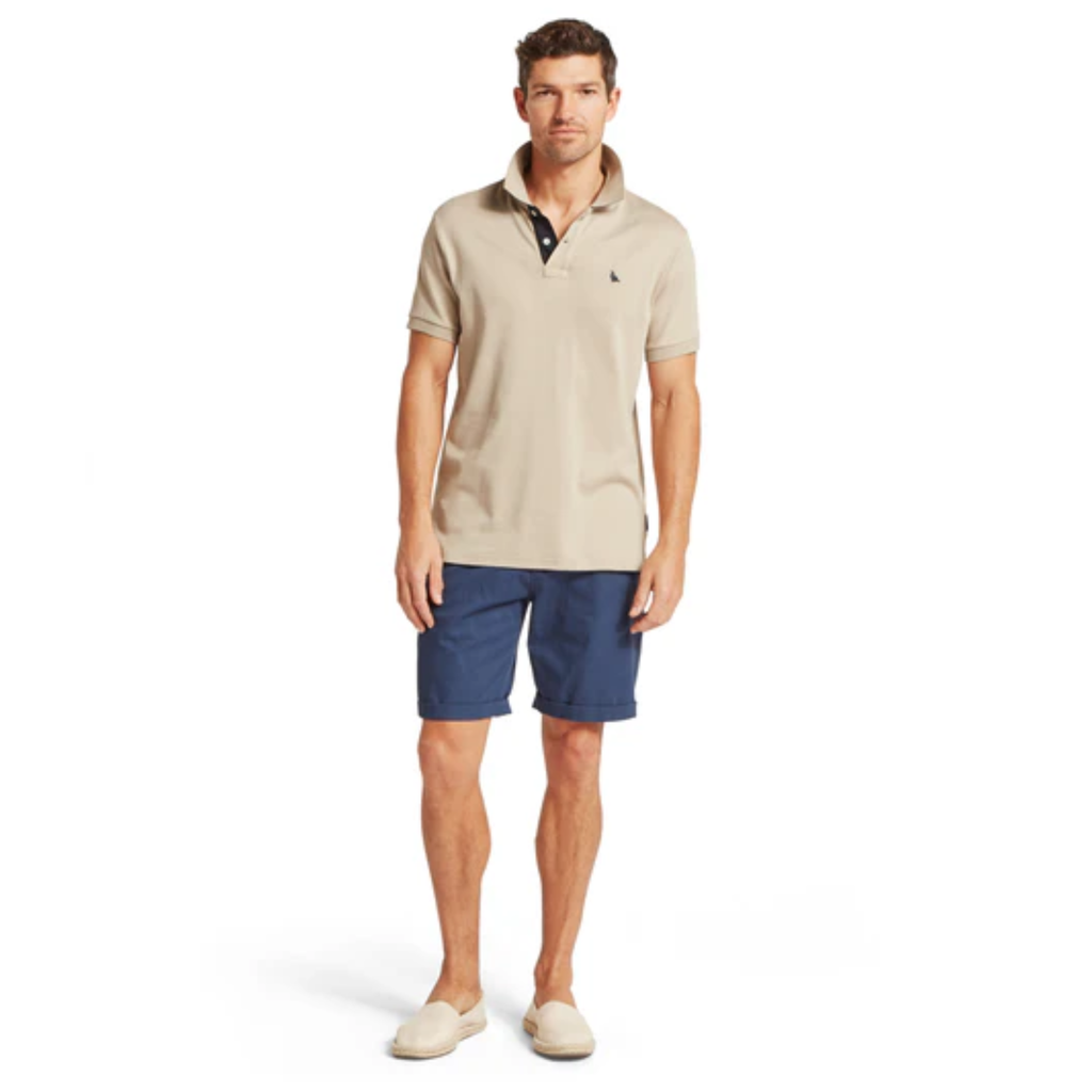 Schoffel Mens St Ives Jersey Polo Shirt - Cobblestone