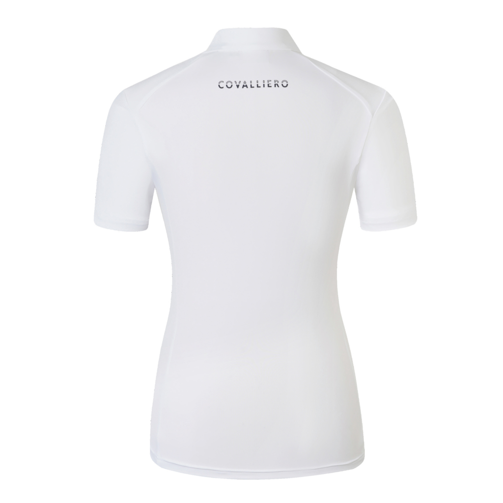 Covalliero Ladies Poloshirt - Plain White