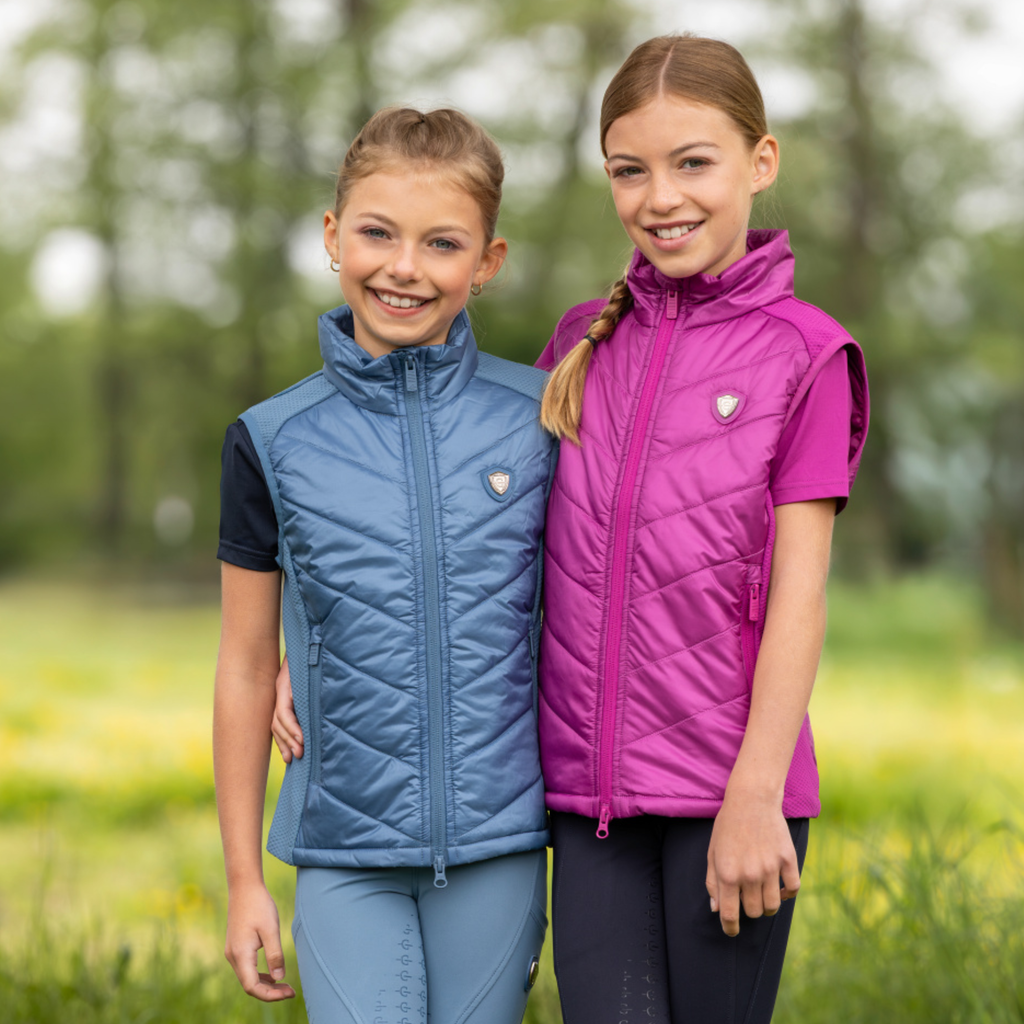 Covalliero Childs Combination Vest - Light Berry