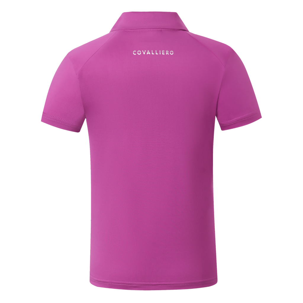 Covalliero Childs Polo Shirt - Bright Berry