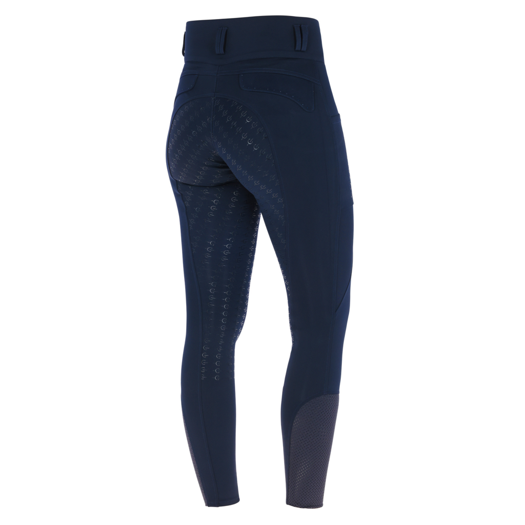 Covalliero Ladies High Waist Breeches - Dark Navy