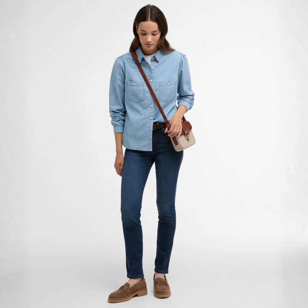 Barbour Ladies Zaria Shirt - Chambray