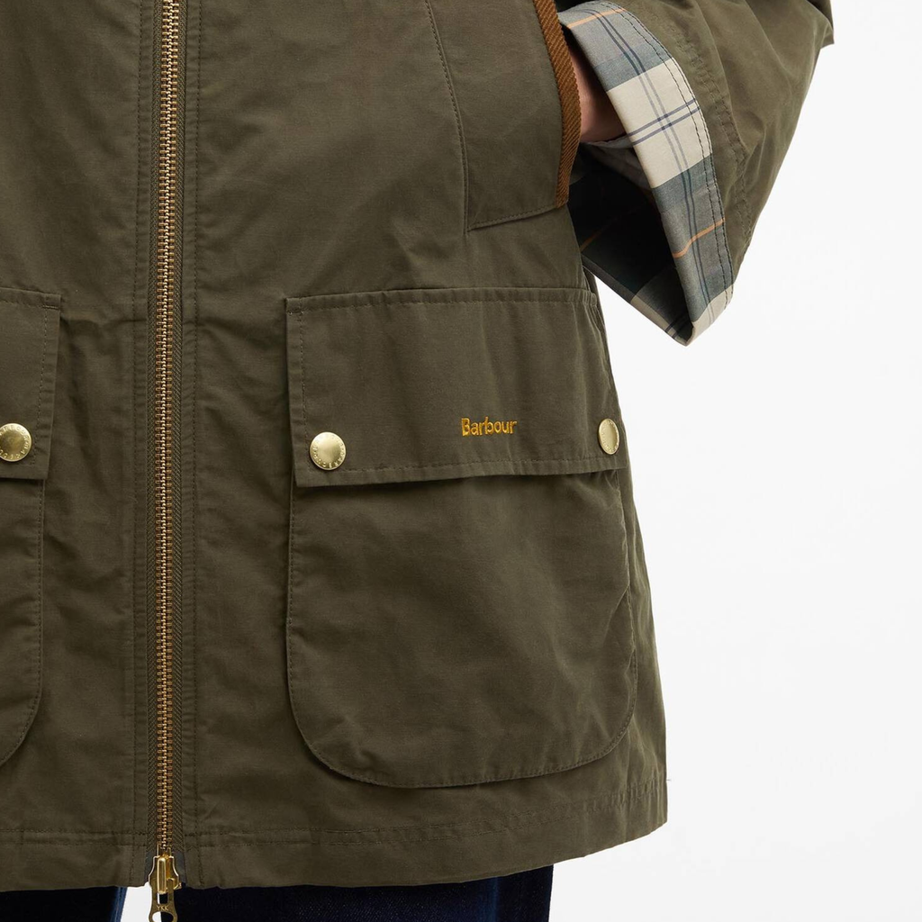 Barbour Ladies Icons Bedale Showerproof Jacket - Ivy Green/Ancient