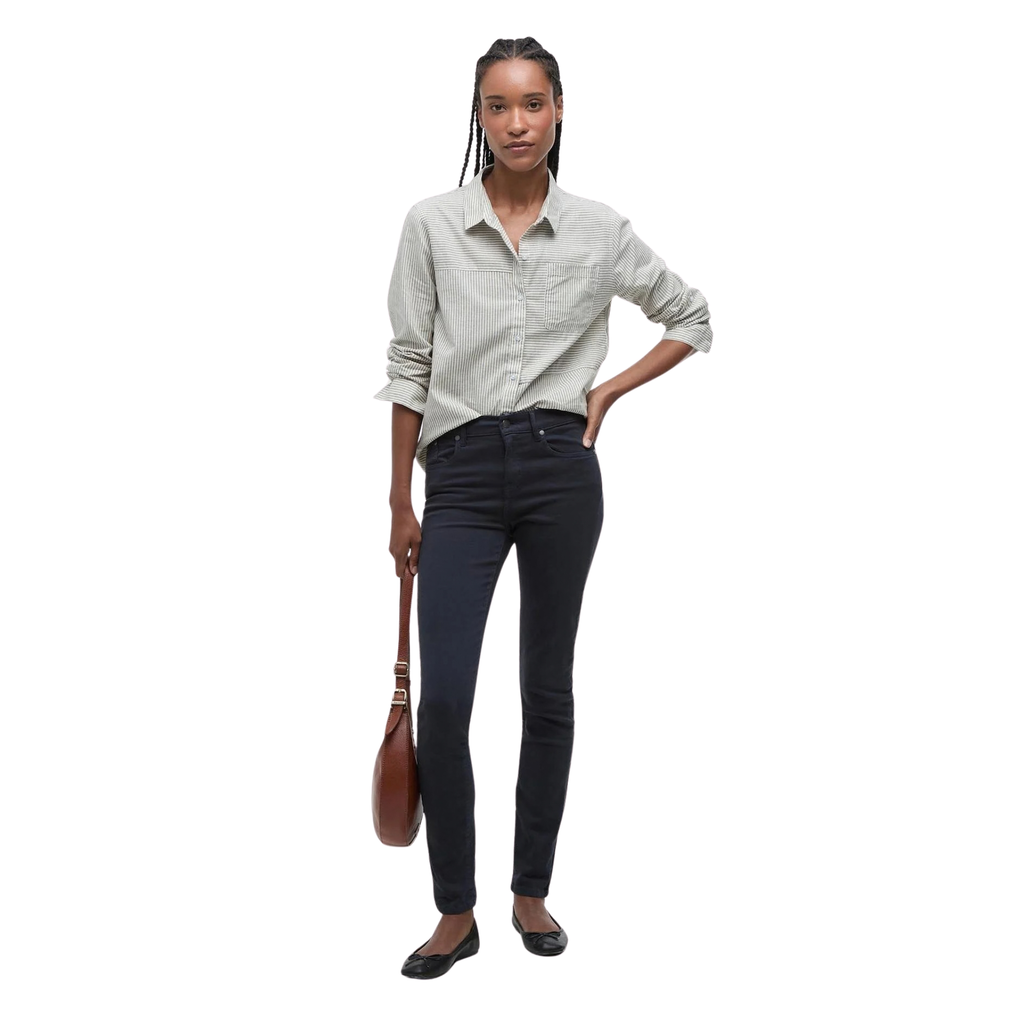 Barbour Ladies Essential Slim Trousers - Navy