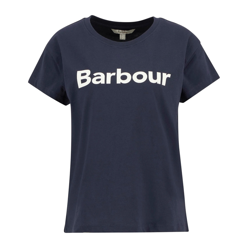 Barbour Ladies Hartland T-Shirt - Navy