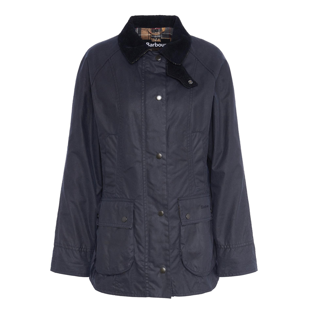 Barbour Ladies Beadnell Wax Jacket - Navy