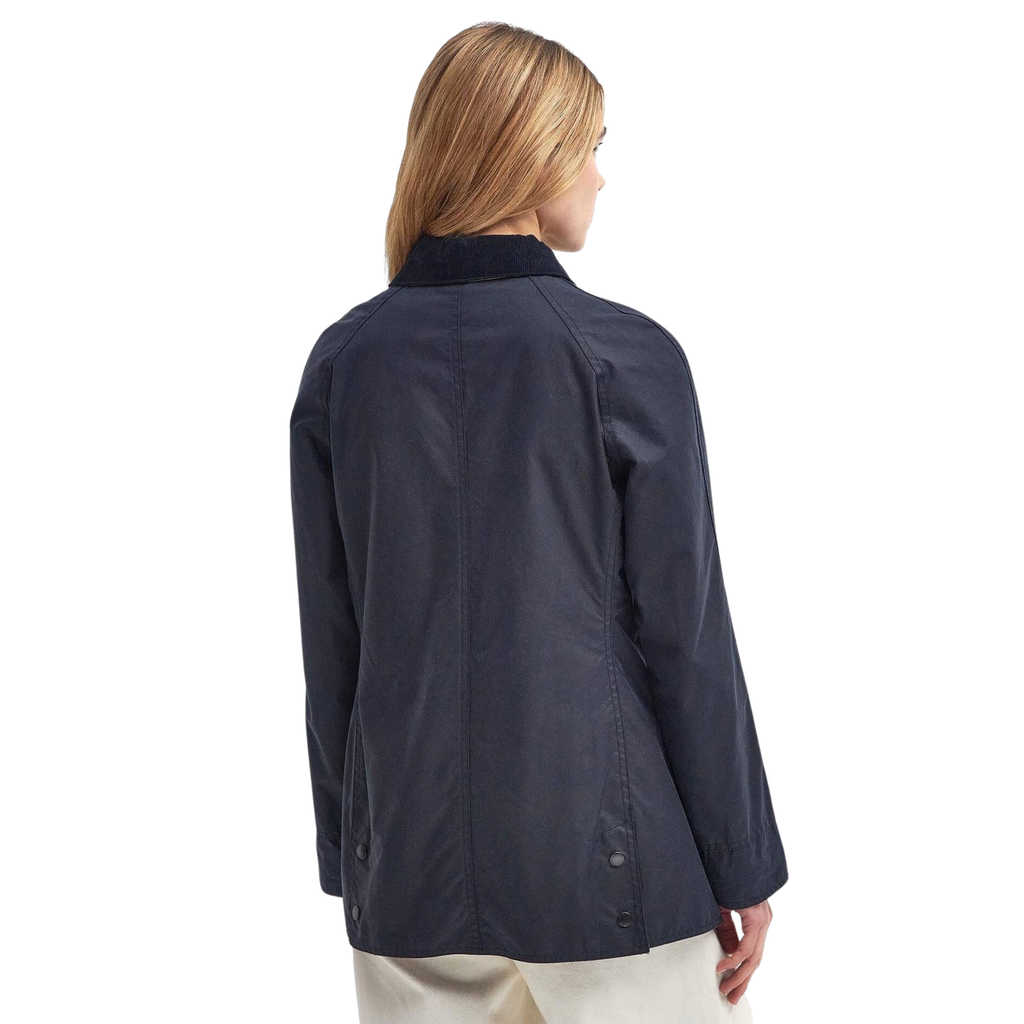 Barbour Ladies Beadnell Wax Jacket - Navy