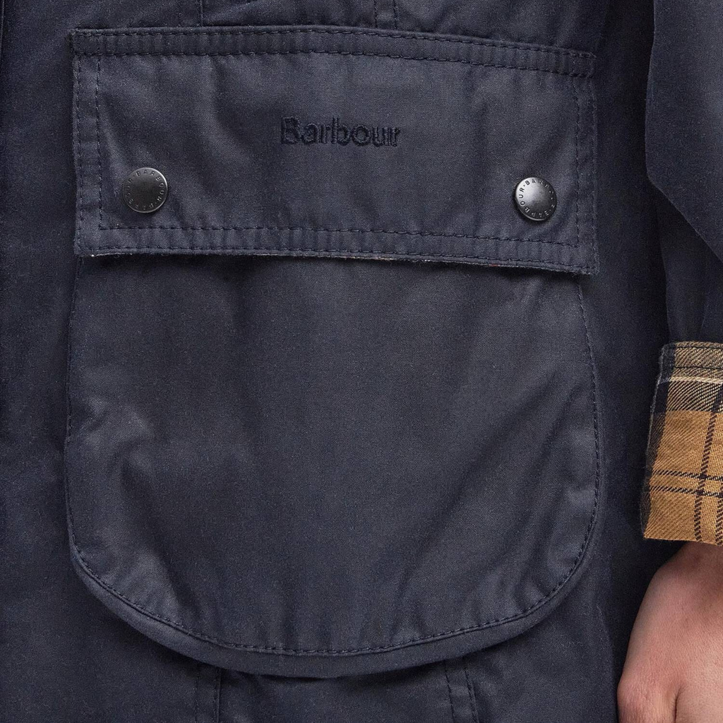 Barbour Ladies Beadnell Wax Jacket - Navy