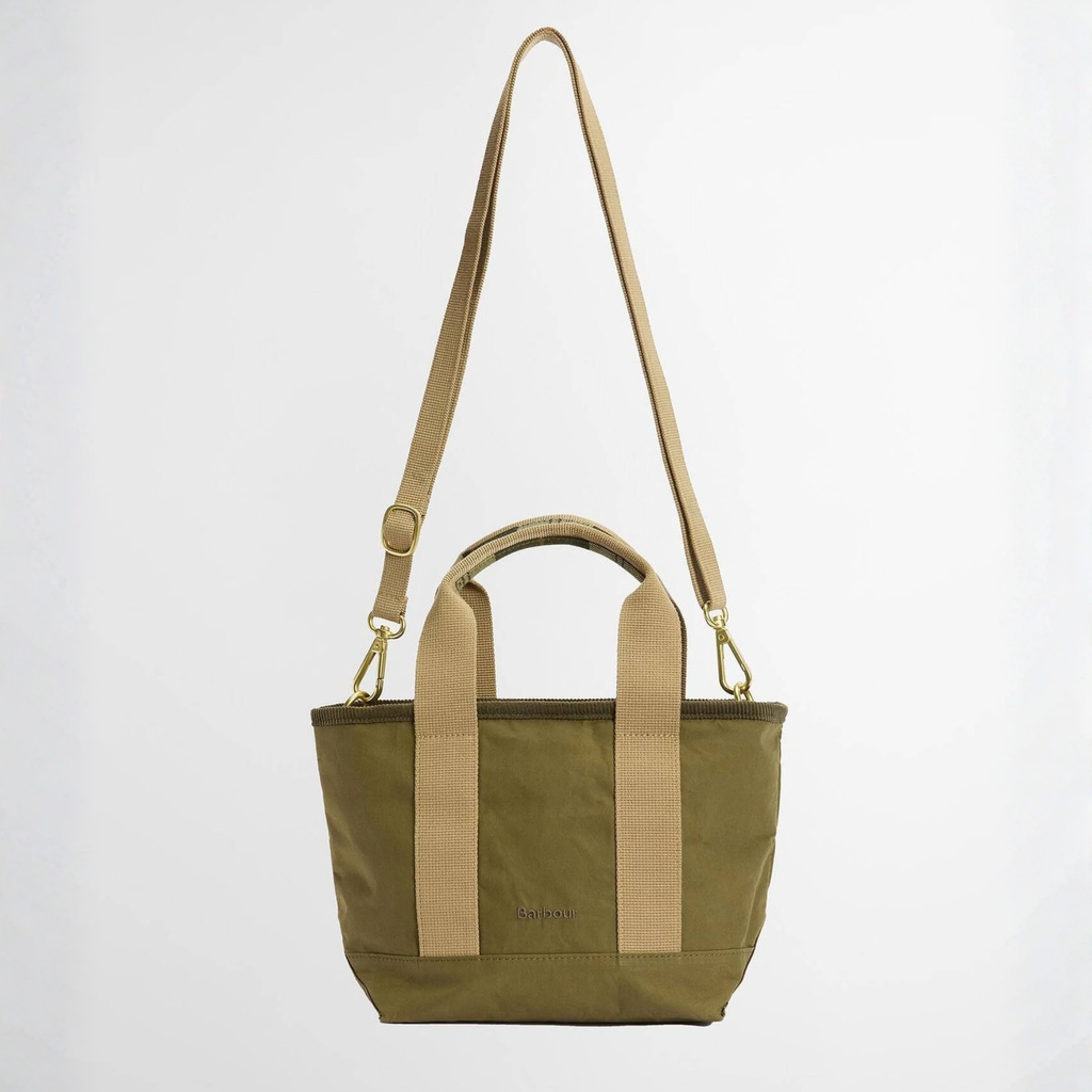 Barbour Mini Mya Tote Bag - Dusky Green