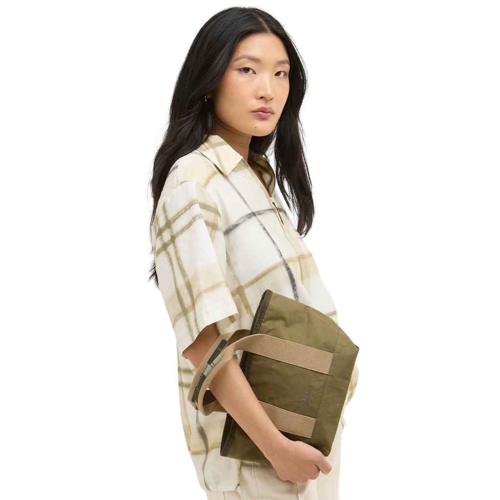 Barbour Mini Mya Tote Bag - Dusky Green