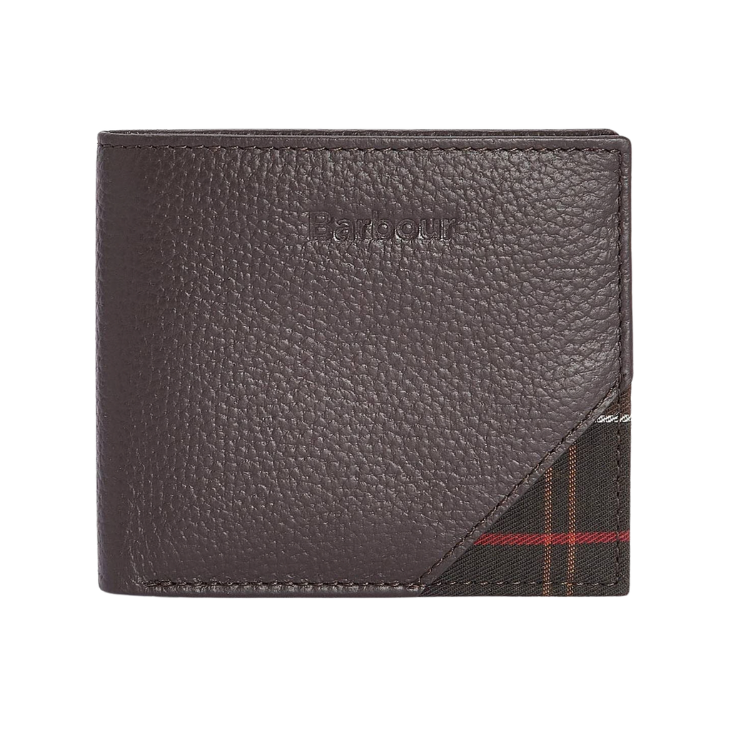 Barbour Tarbert Leather Wallet - Chocolate