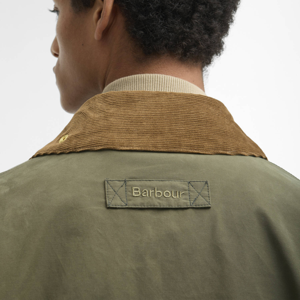 Barbour Mens Icons Border Casual Jacket - Ivy Green