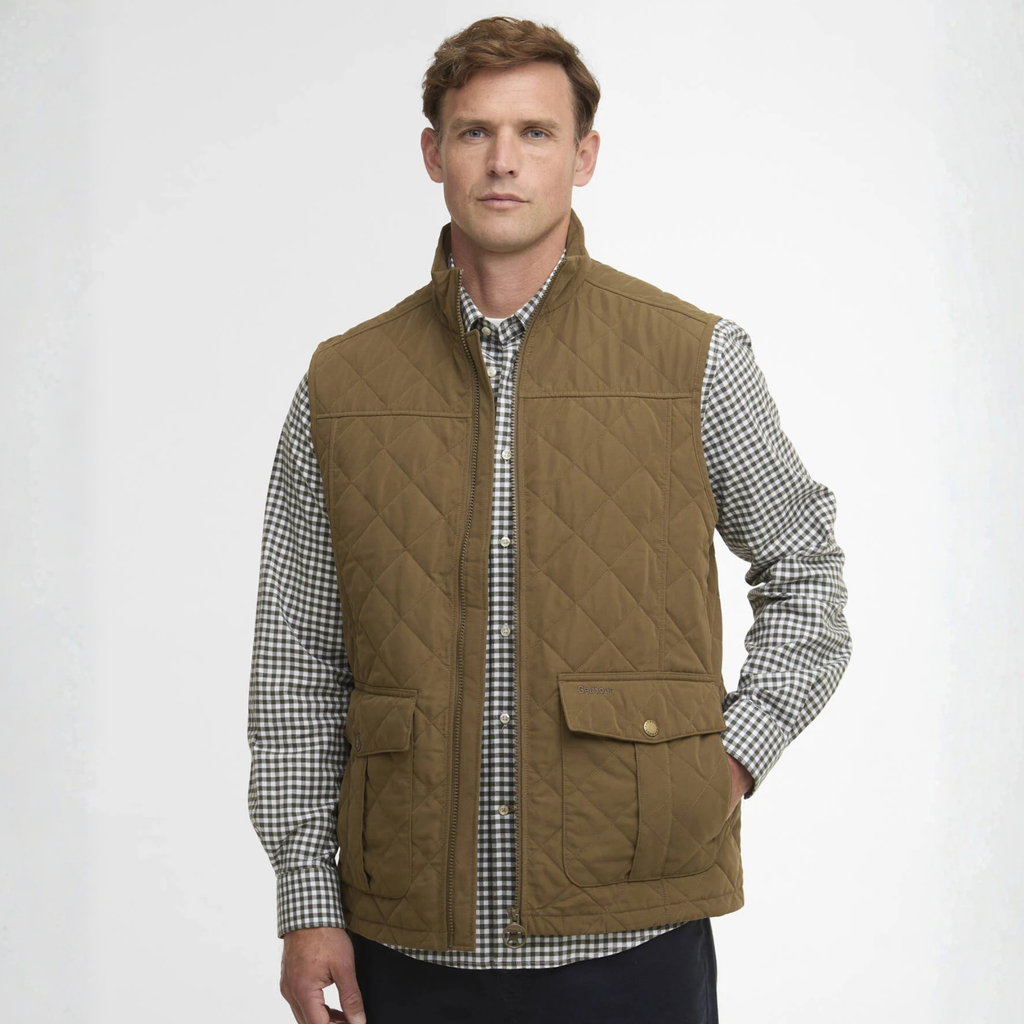 Barbour Mens Sander Gilet - Beech