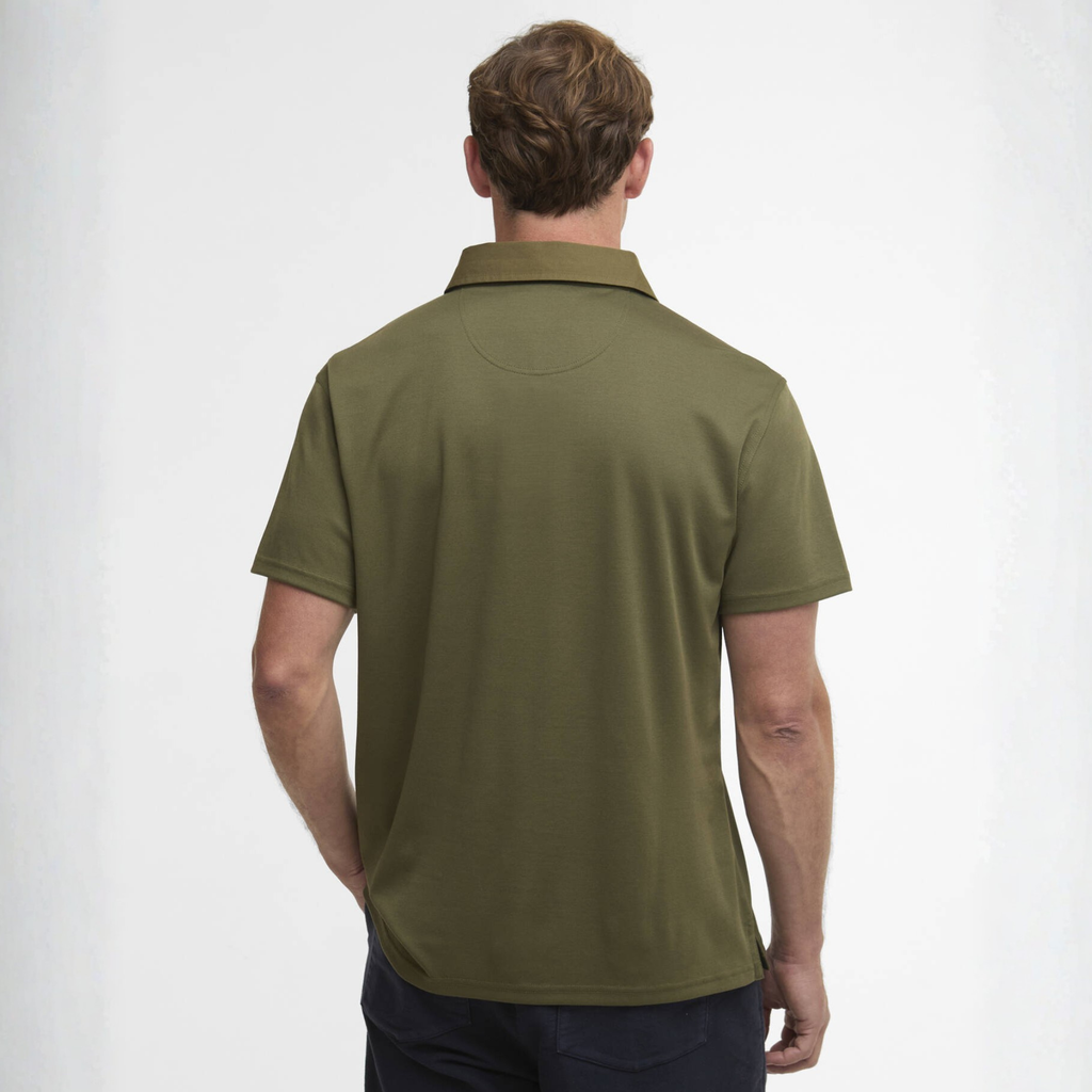 Barbour Haswell Regular Fit Polo Shirt - Mid Olive
