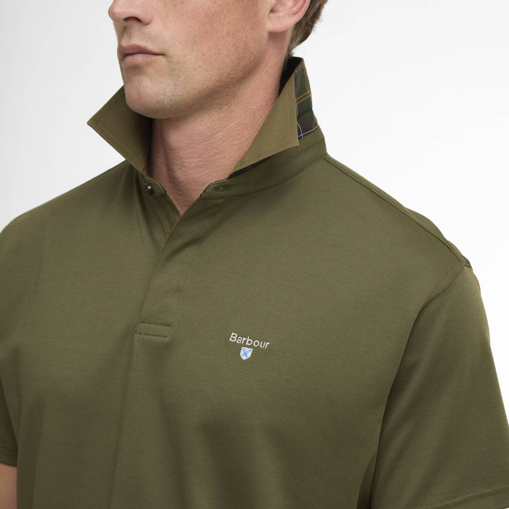 Barbour Haswell Regular Fit Polo Shirt - Mid Olive