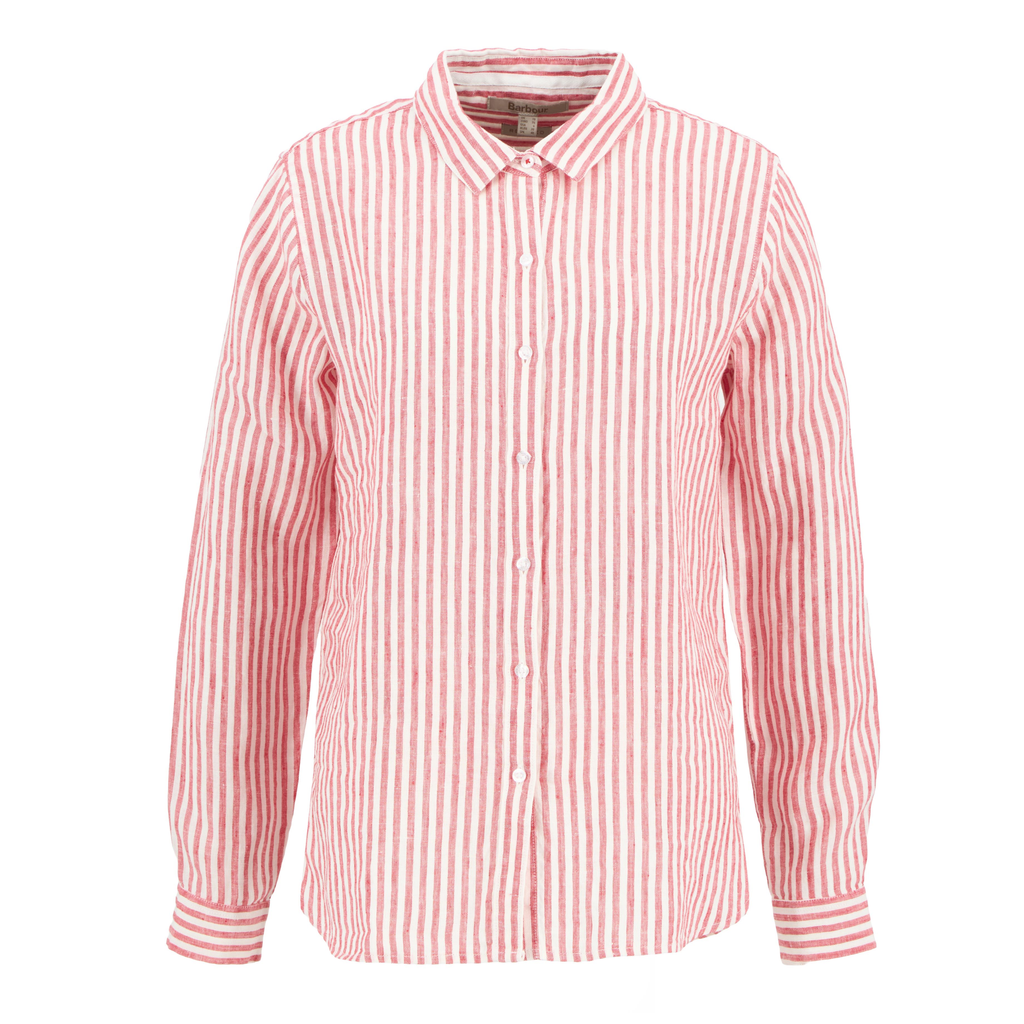 Barbour Ladies Marine Shirt - Poppy Red Stripe