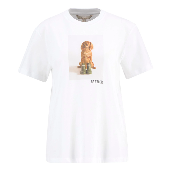 Barbour Ladies Bedale T-Shirt - White