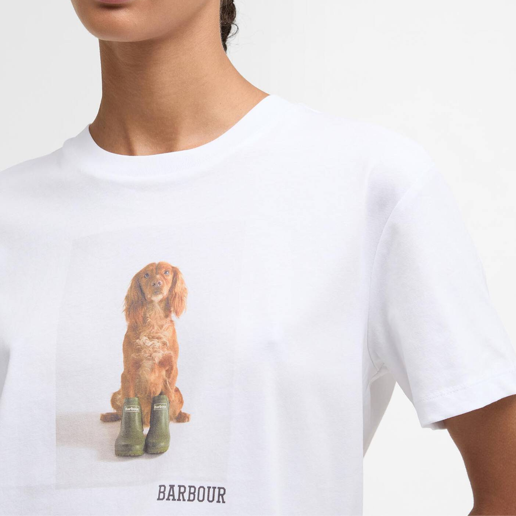 Barbour Ladies Bedale T-Shirt - White