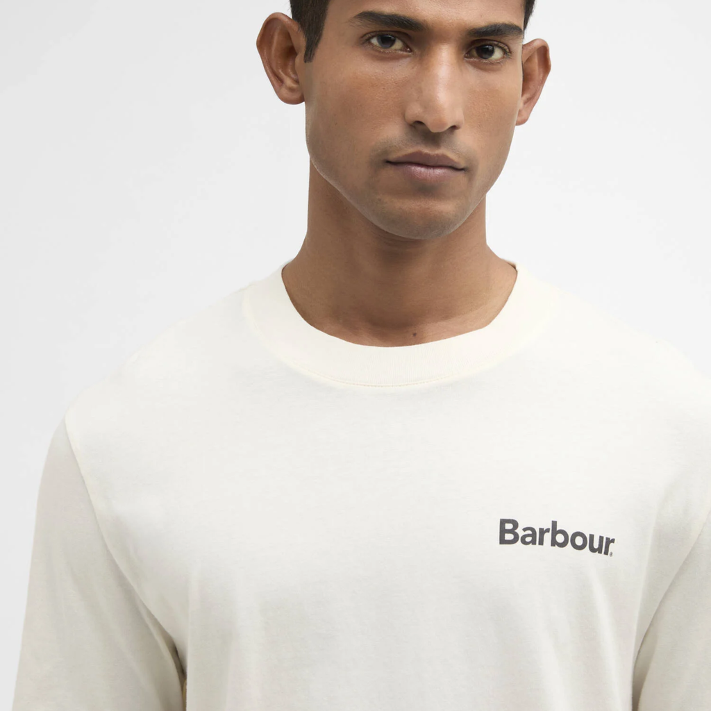 Barbour Mens Packling Relaxed Graphic T-Shirt - Neutral