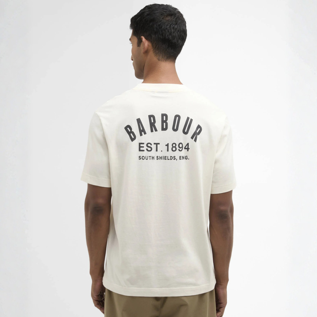Barbour Mens Packling Relaxed Graphic T-Shirt - Neutral