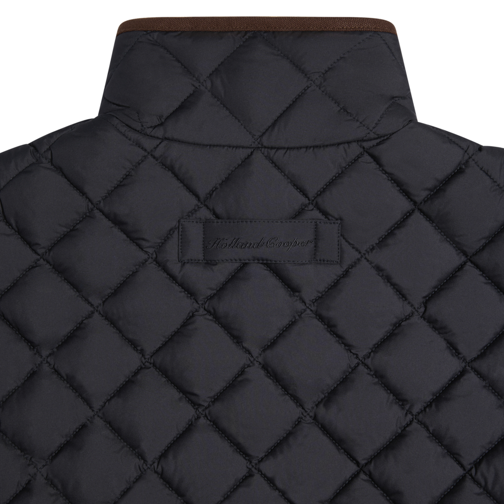 Holland Cooper Mens Country Quilted Gilet - Ink Navy