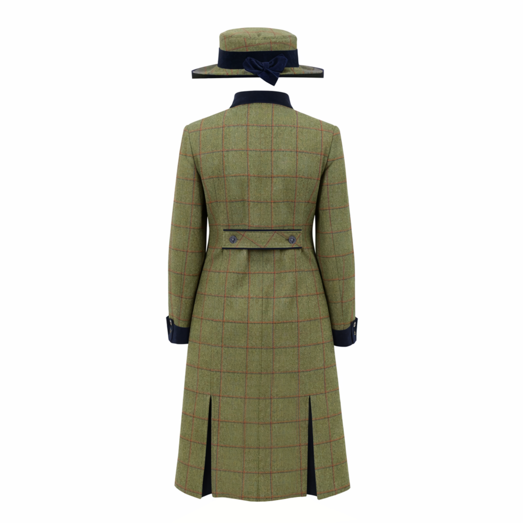 Equetech Launton Tweed Leader Jacket/Dress And Hat - Launton Green