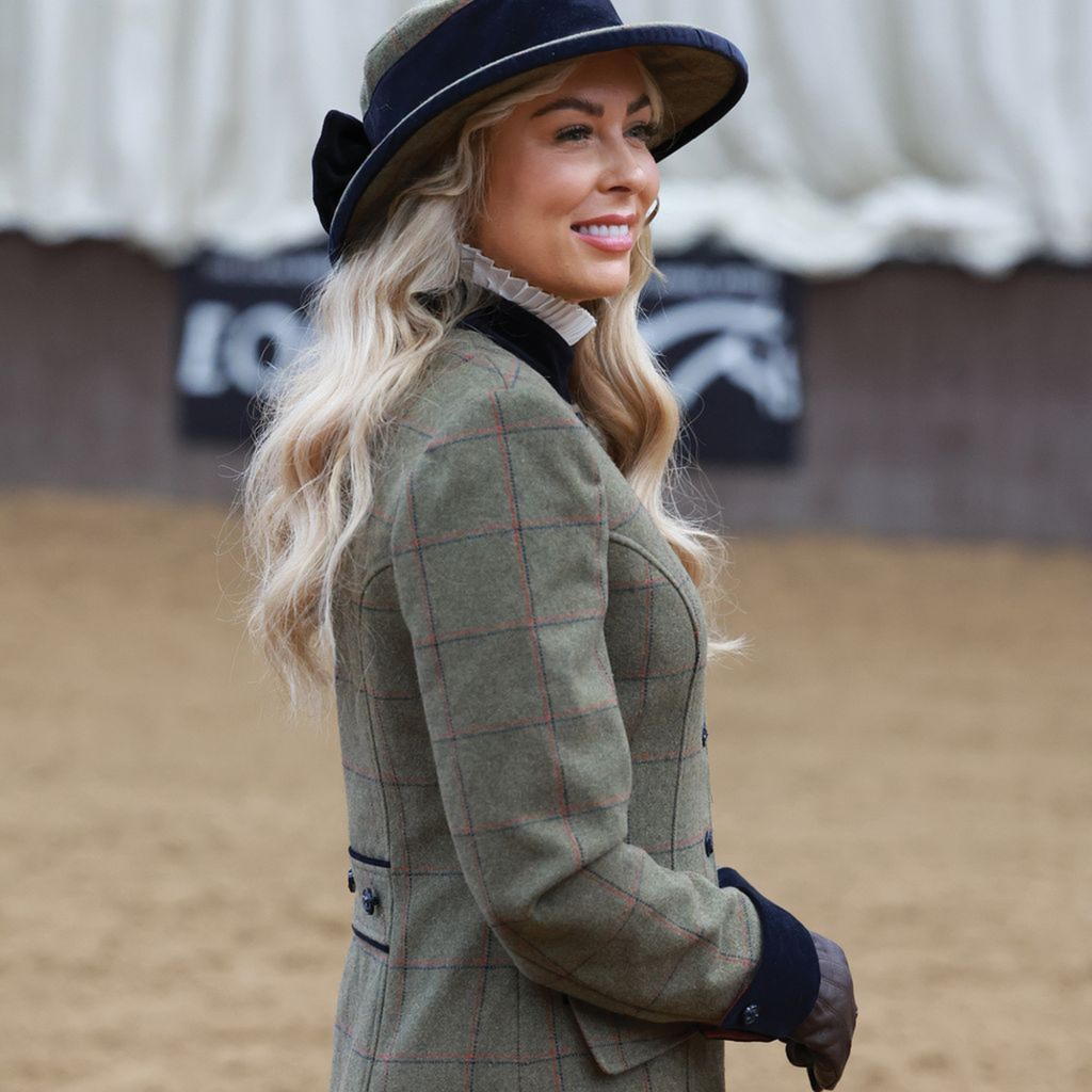 Equetech Launton Tweed Leader Jacket/Dress And Hat - Launton Green