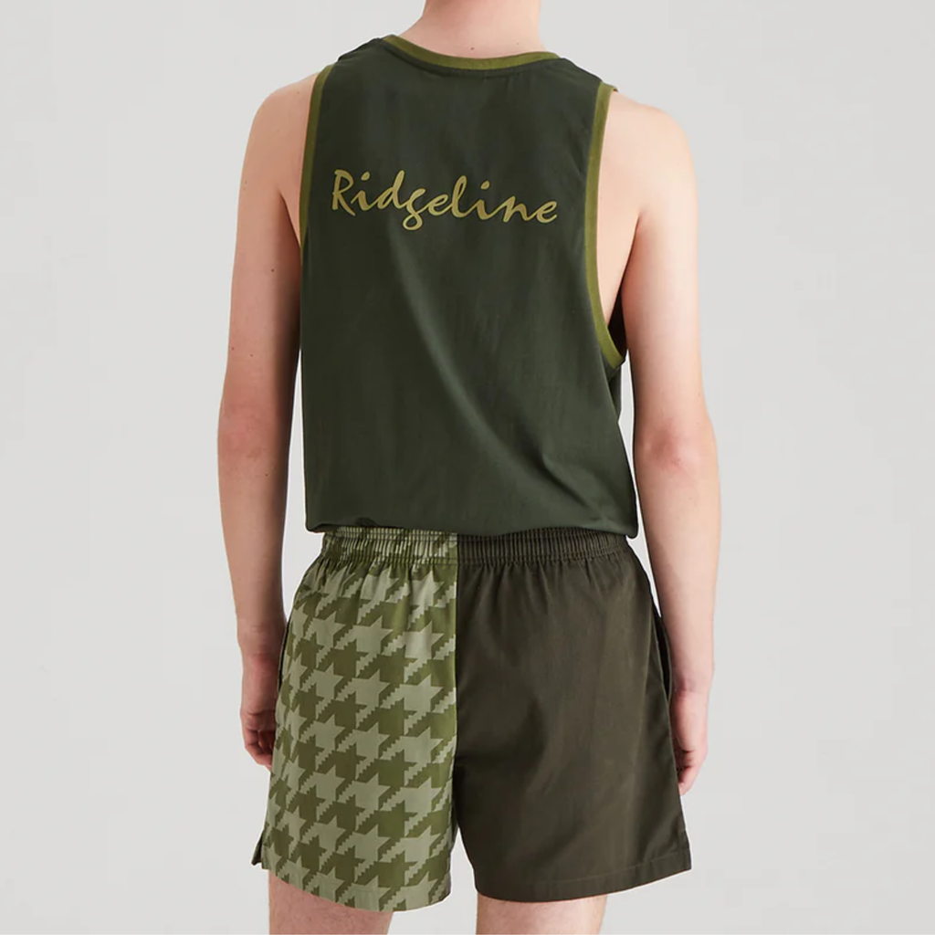 Ridgeline Mens Backslider Short - Deep Forest Print