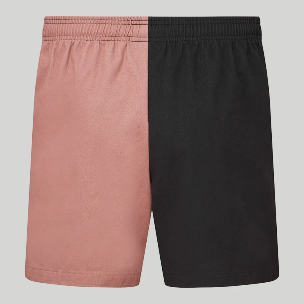 Ridgeline Mens Hose Down Short - Black/Dusky Pink