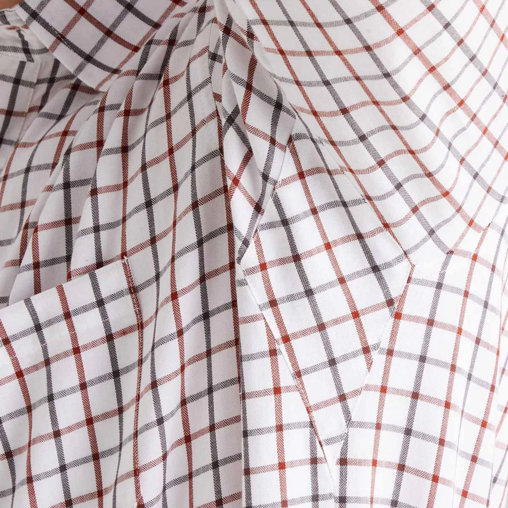 Ridgeline Mens Sedgebrook Shirt - Shale/Deep Russet