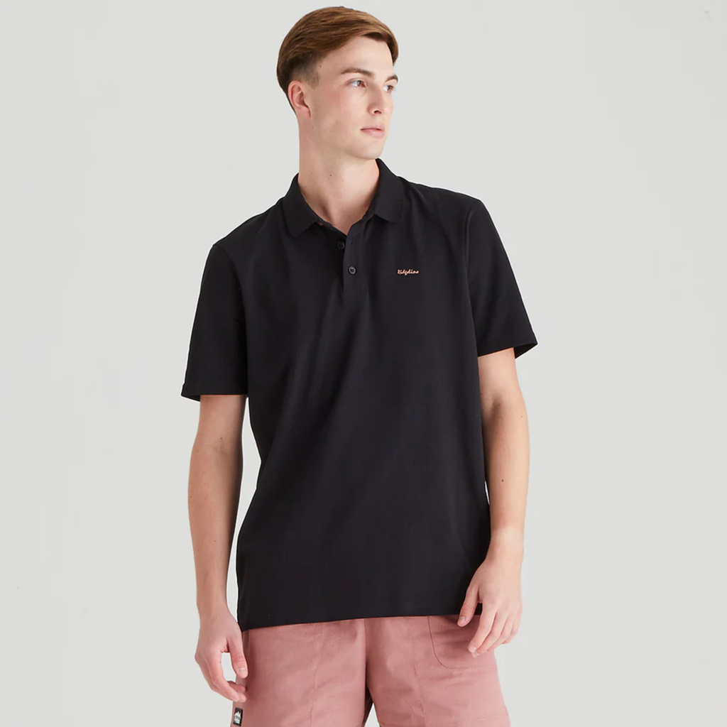 Ridgeline Mens Signature Polo - Black