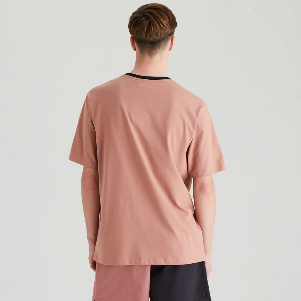 Ridgeline Mens Signature T-Shirt - Dusky Pink