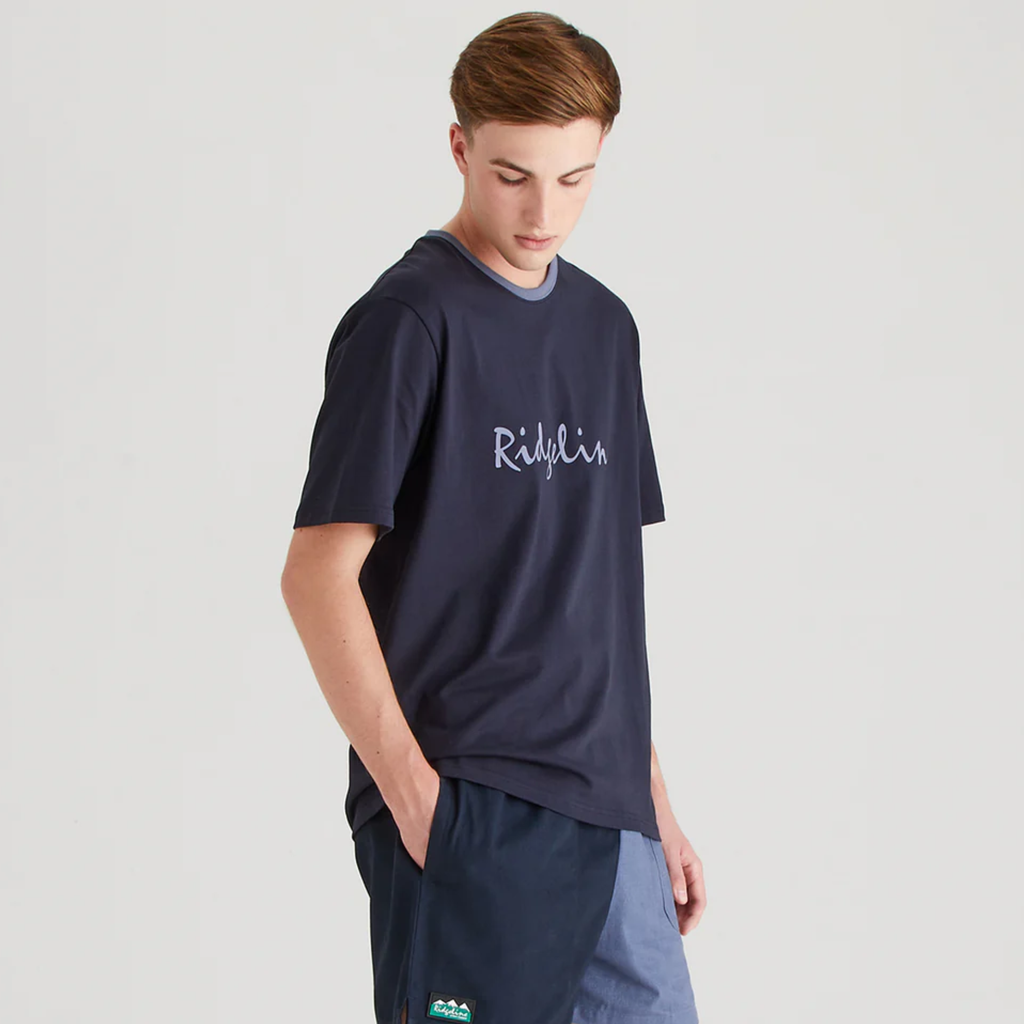 Ridgeline Mens Signature T-Shirt - Navy