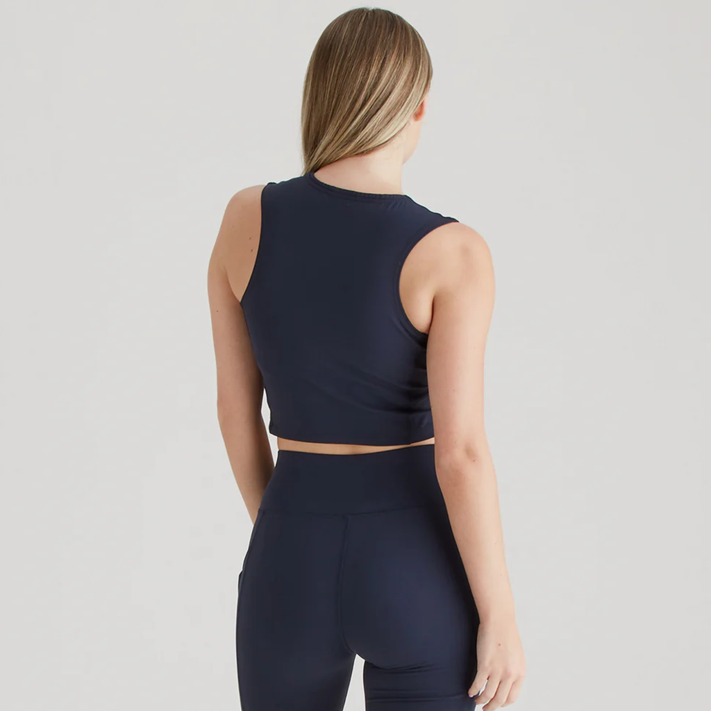 Ridgeline Ladies Infinity Crop Top - Navy