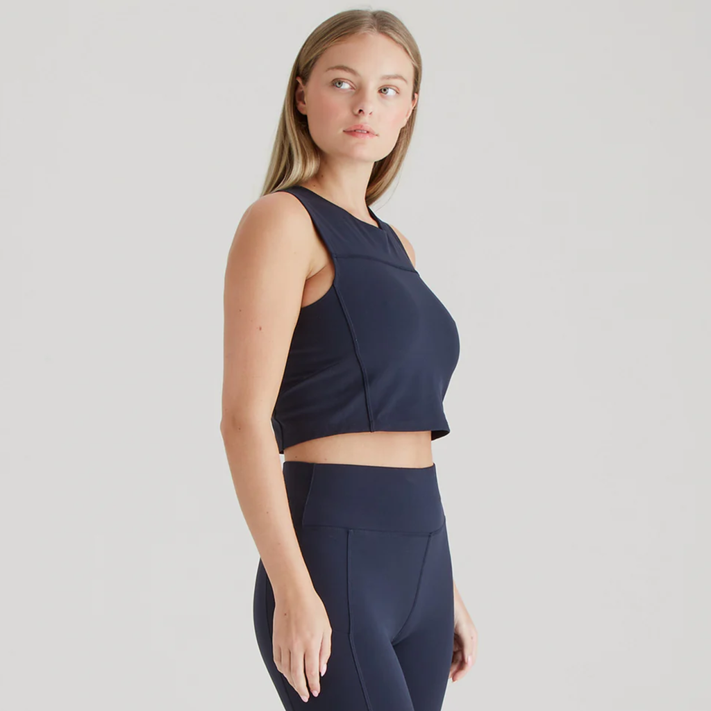 Ridgeline Ladies Infinity Crop Top - Navy