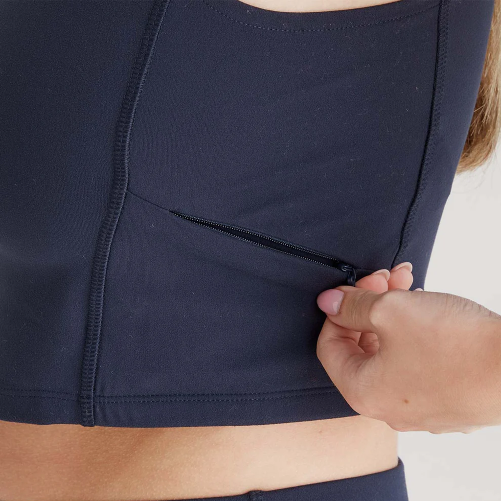 Ridgeline Ladies Infinity Crop Top - Navy