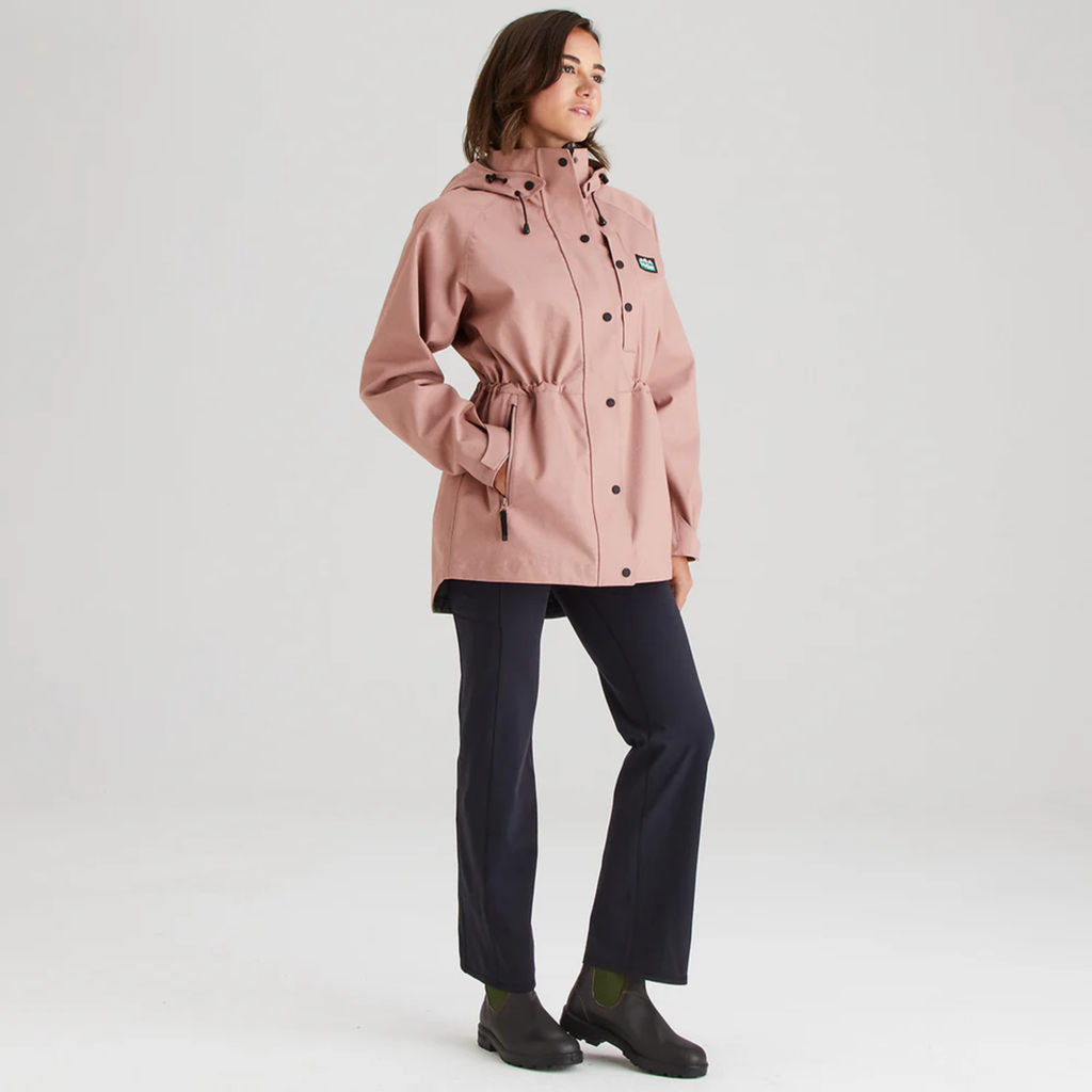 Ridgeline Ladies Monsoon Light Jacket - Dusky Pink Marl