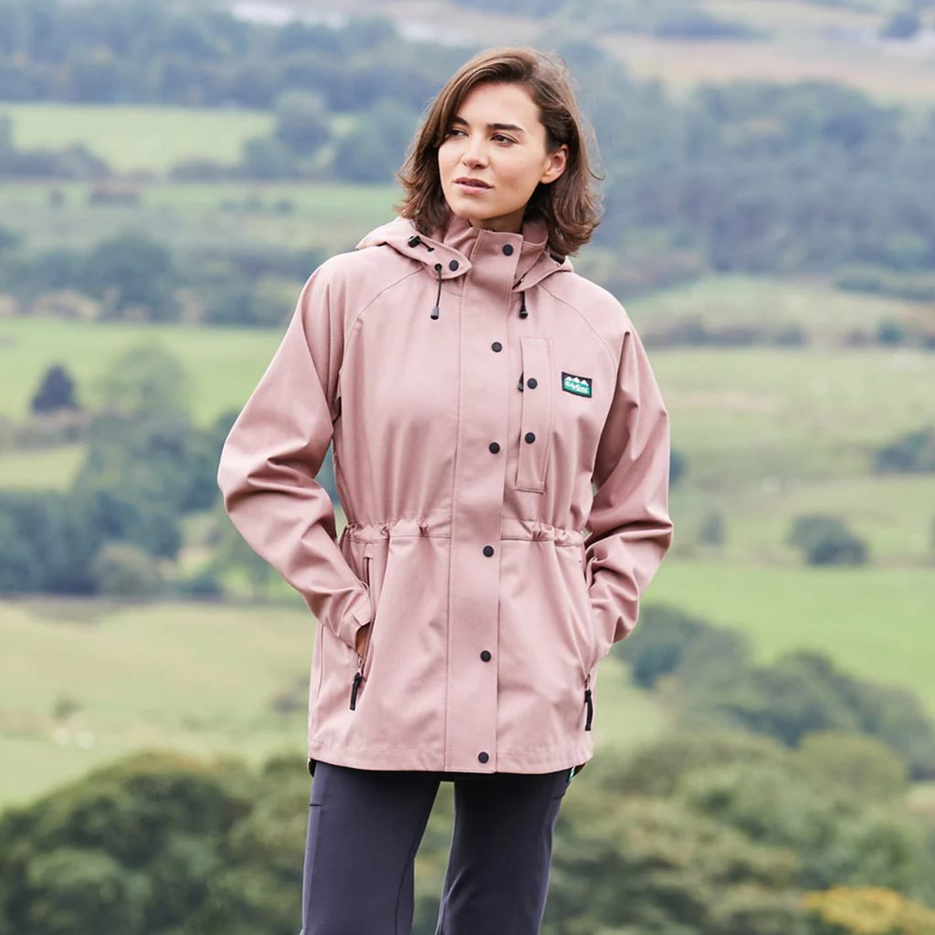 Ridgeline Ladies Monsoon Light Jacket - Dusky Pink Marl